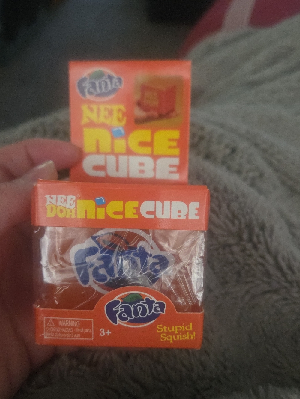 Orange Nice Cube Stupid Squish - Orange